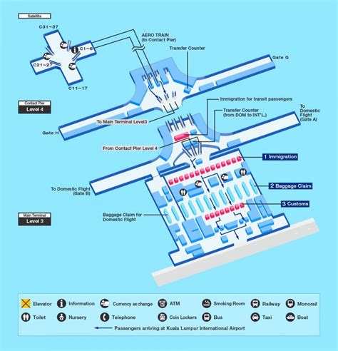 klia airport google map.